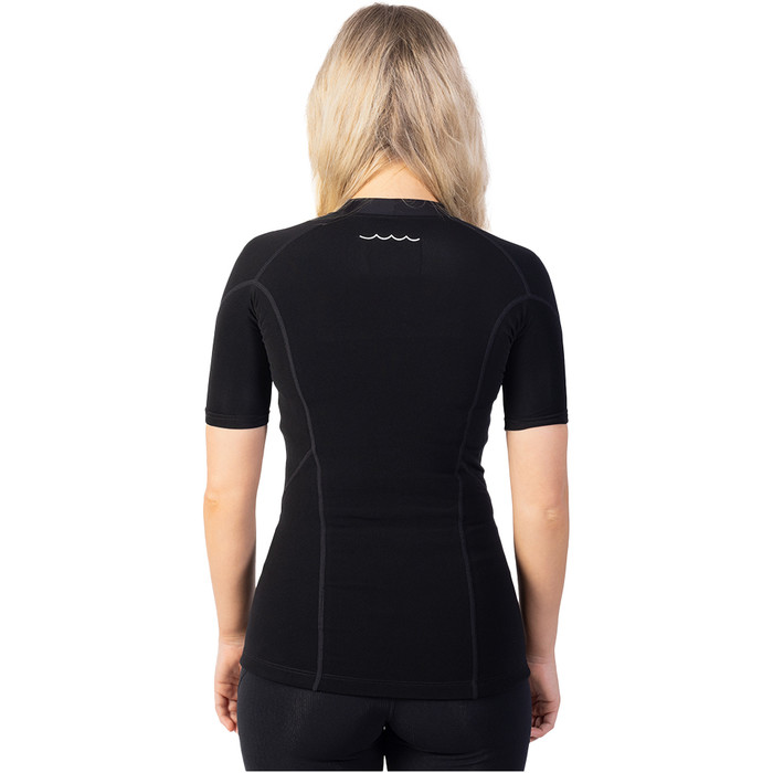 2024 Gul Damen Evotherm Thermisches Kurzarm-Top Ev0052 - Schwarz